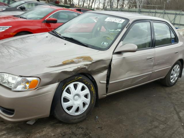 2T1BR12E32C545082 - 2002 TOYOTA COROLLA CE BEIGE photo 9