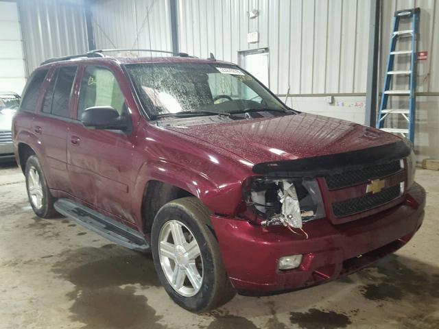 1GNDT13S682219998 - 2008 CHEVROLET TRAILBLAZE BURGUNDY photo 1