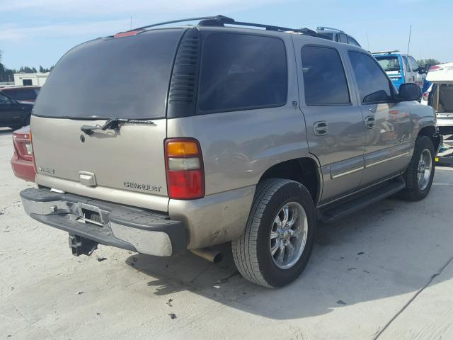 1GNEC13T51R181464 - 2001 CHEVROLET TAHOE C150 GOLD photo 4