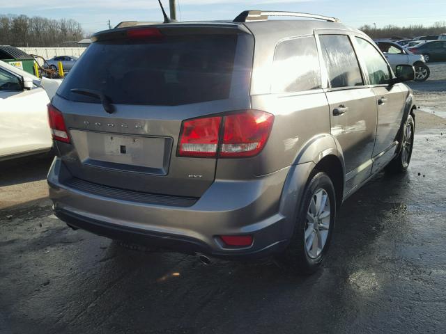 3C4PDCBG2DT584263 - 2013 DODGE JOURNEY SX GRAY photo 4