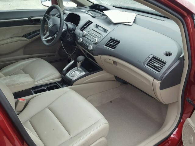 2HGFA1F94BH518292 - 2011 HONDA CIVIC EXL 红色 照片 5