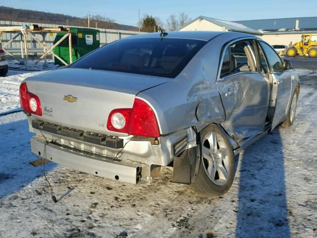 1G1ZG57B594136548 - 2009 CHEVROLET MALIBU LS SILVER photo 4
