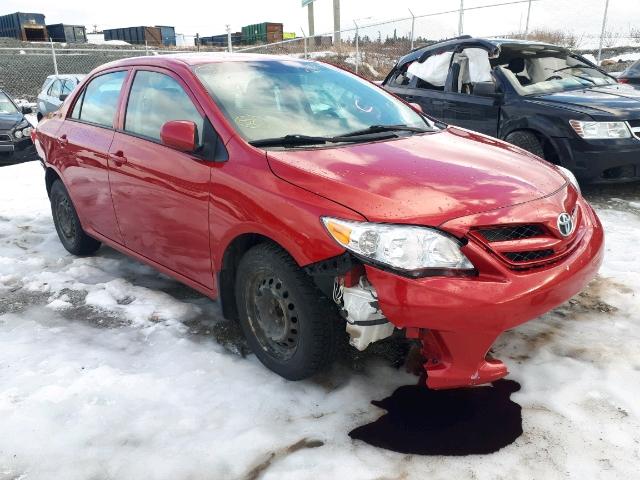 2T1BU4EE5DC050798 - 2013 TOYOTA COROLLA BA RED photo 1