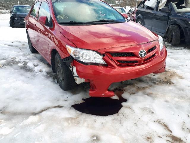 2T1BU4EE5DC050798 - 2013 TOYOTA COROLLA BA RED photo 9