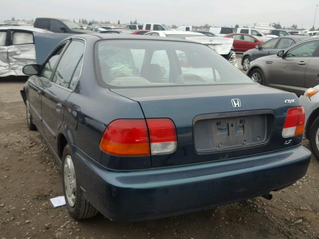 2HGEJ6671VH505270 - 1997 HONDA CIVIC LX GREEN photo 3