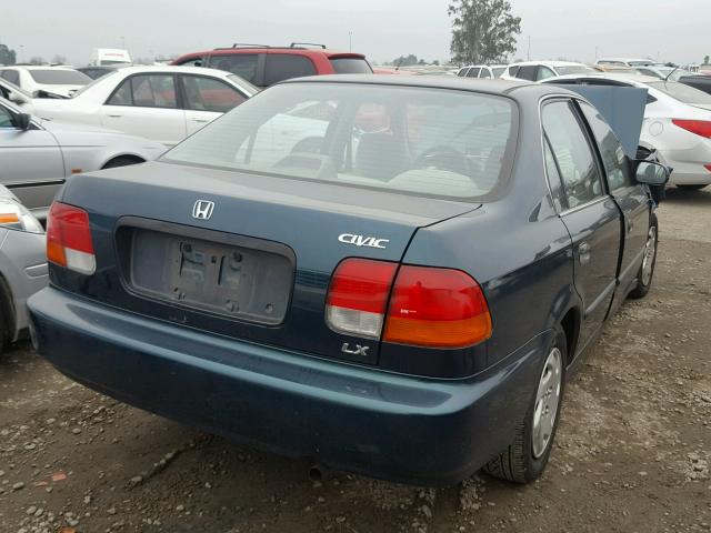 2HGEJ6671VH505270 - 1997 HONDA CIVIC LX GREEN photo 4