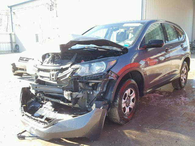 2HKRM4H30DH642616 - 2013 HONDA CR-V LX CHARCOAL photo 2