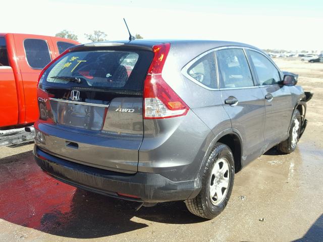 2HKRM4H30DH642616 - 2013 HONDA CR-V LX CHARCOAL photo 4