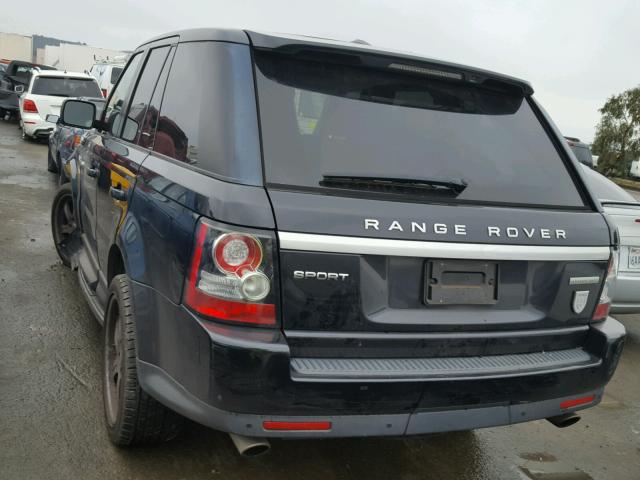 SALSH2E44CA722720 - 2012 LAND ROVER RANGE ROVE BLACK photo 3