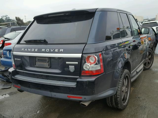 SALSH2E44CA722720 - 2012 LAND ROVER RANGE ROVE BLACK photo 4