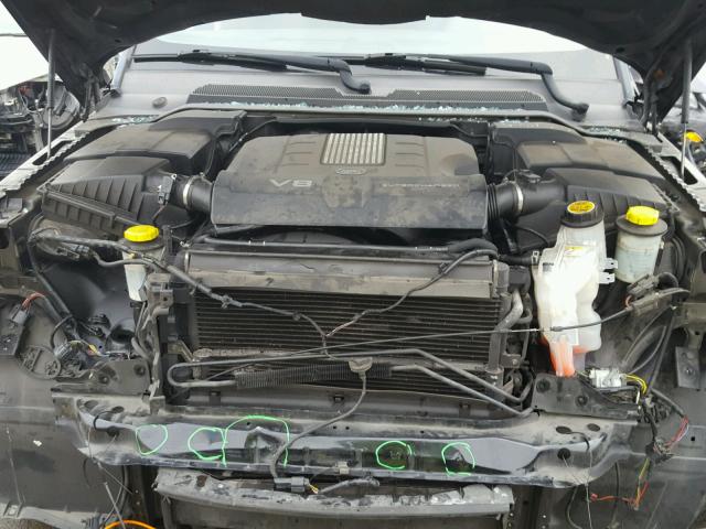 SALSH2E44CA722720 - 2012 LAND ROVER RANGE ROVE BLACK photo 7