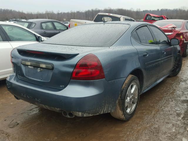 2G2WR584X61193702 - 2006 PONTIAC GRAND PRIX BLUE photo 4