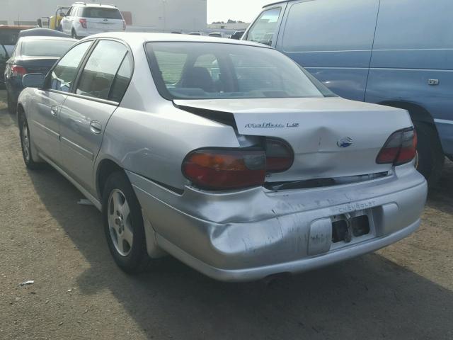 1G1NE52JX2M624967 - 2002 CHEVROLET MALIBU LS 银色 照片 3