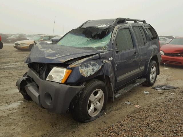 5N1AN08UX8C505420 - 2008 NISSAN XTERRA OFF BLUE photo 2