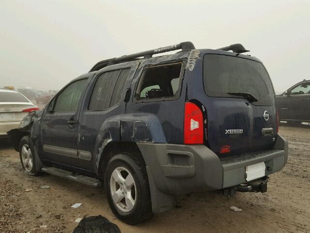 5N1AN08UX8C505420 - 2008 NISSAN XTERRA OFF BLUE photo 3