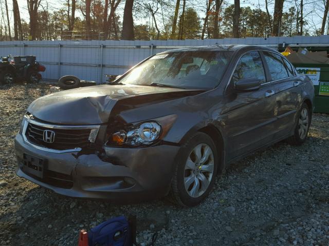 1HGCP36869A031589 - 2009 HONDA ACCORD EXL GRAY photo 2