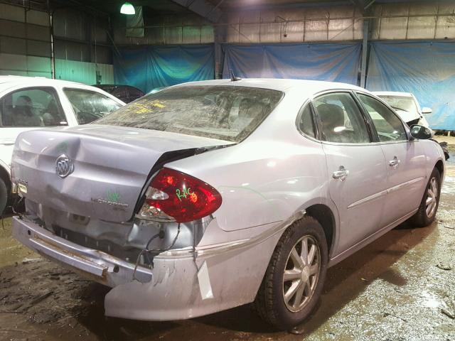 2G4WD582561174821 - 2006 BUICK LACROSSE C SILVER photo 4