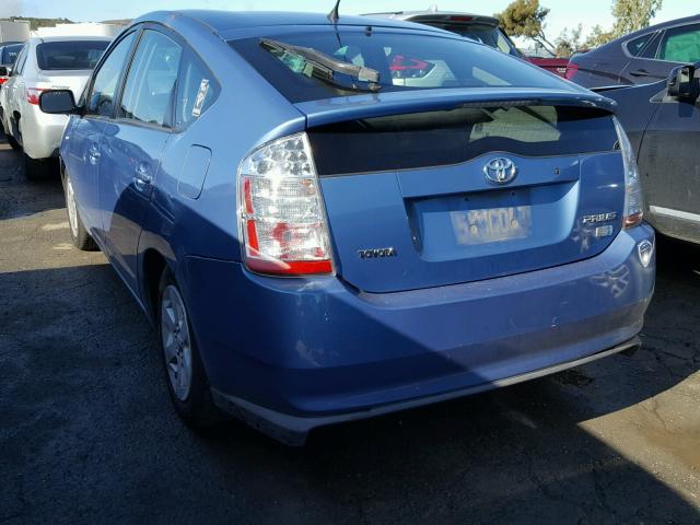 JTDKB20U877599684 - 2007 TOYOTA PRIUS BLUE photo 3