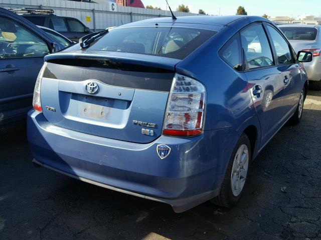 JTDKB20U877599684 - 2007 TOYOTA PRIUS BLUE photo 4