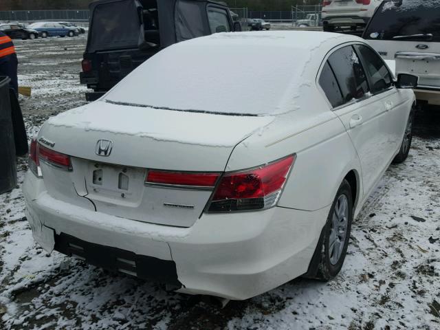 1HGCP2F68CA131547 - 2012 HONDA ACCORD SE WHITE photo 4