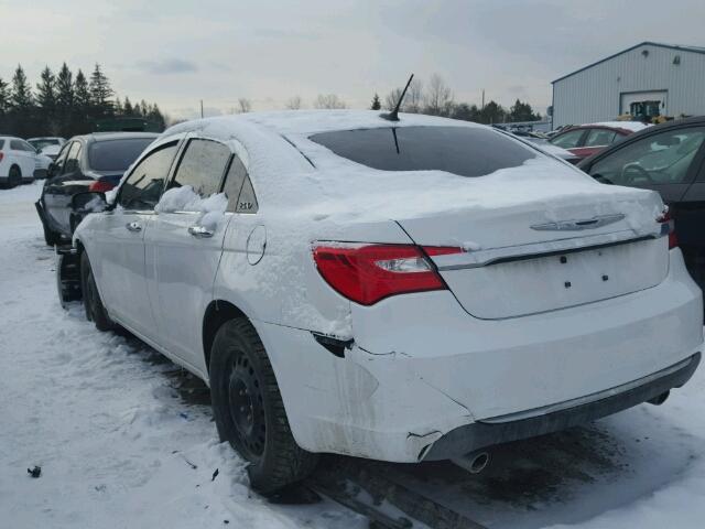 1C3CCBCG5CN291423 - 2012 CHRYSLER 200 LIMITE WHITE photo 3