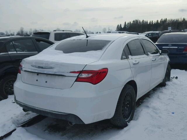 1C3CCBCG5CN291423 - 2012 CHRYSLER 200 LIMITE WHITE photo 4