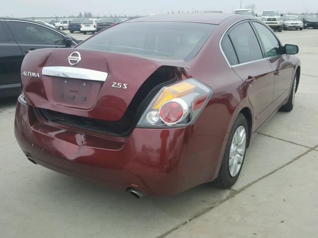 1N4AL2APXAN409278 - 2010 NISSAN ALTIMA BAS RED photo 4