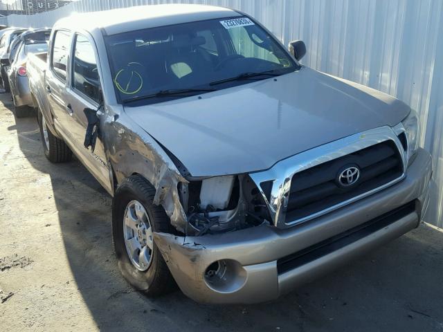 5TEJU62N78Z470817 - 2008 TOYOTA TACOMA DOU BEIGE photo 1