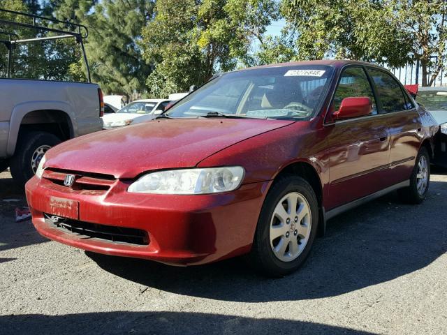 JHMCG5671YC014766 - 2000 HONDA ACCORD SE RED photo 2