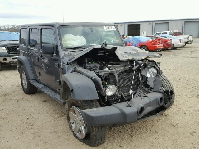 1C4BJWDG8GL168915 - 2016 JEEP WRANGLER U GRAY photo 1