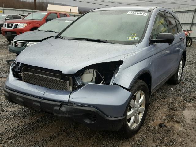 JHLRE48527C054539 - 2007 HONDA CR-V EX BLUE photo 2