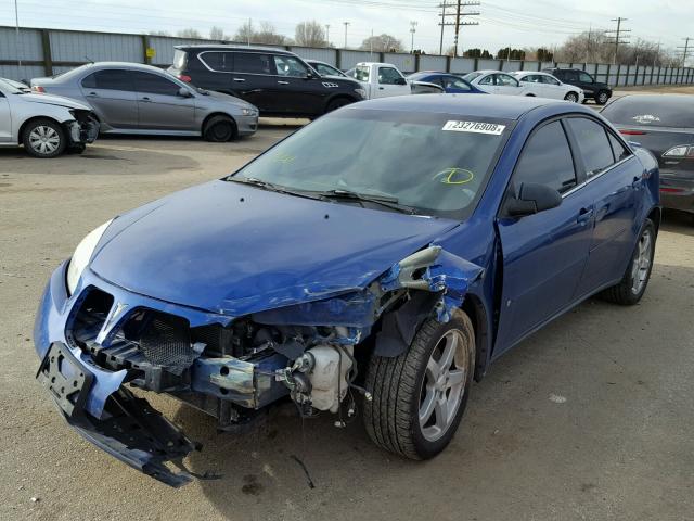 1G2ZG58N474220975 - 2007 PONTIAC G6 BASE BLUE photo 2