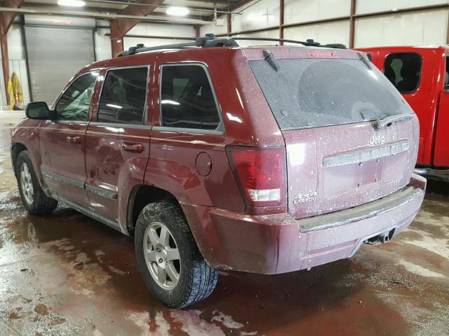 1J8GR48K38C190204 - 2008 JEEP GRAND CHER RED photo 3