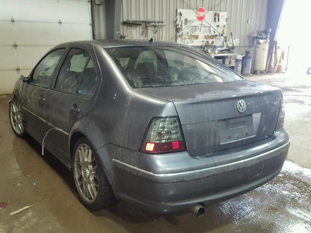 3VWSE69M14M140299 - 2004 VOLKSWAGEN JETTA GLS GRAY photo 3