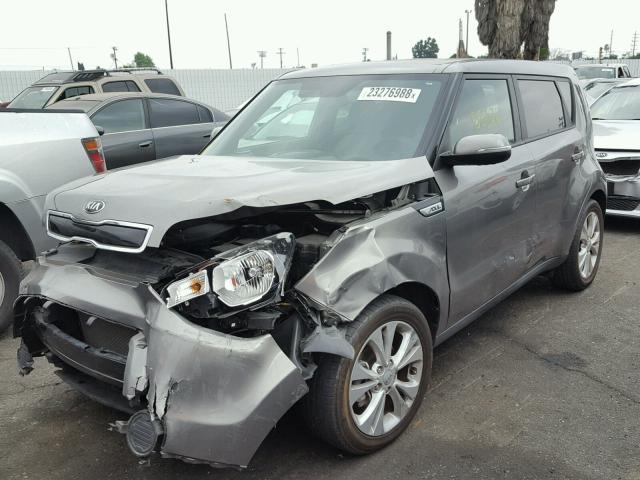 KNDJP3A53E7077634 - 2014 KIA SOUL + GRAY photo 2