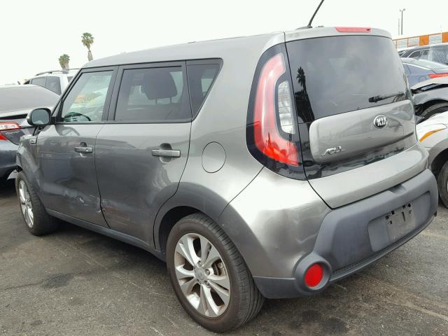 KNDJP3A53E7077634 - 2014 KIA SOUL + GRAY photo 3