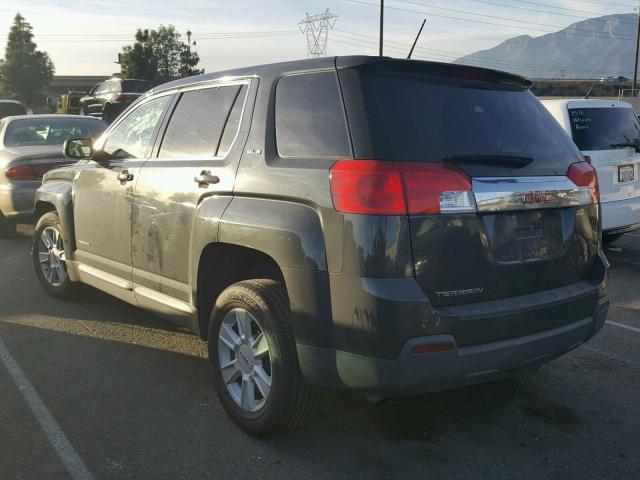 2GKALMEK2D6395779 - 2013 GMC TERRAIN SL CHARCOAL photo 3