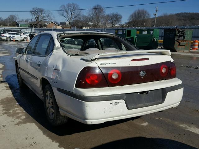 2G1WF52E749170469 - 2004 CHEVROLET IMPALA 白色 照片 3