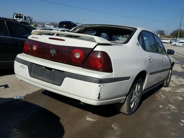 2G1WF52E749170469 - 2004 CHEVROLET IMPALA 白色 照片 4