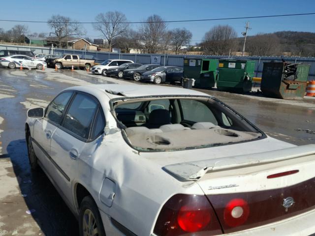 2G1WF52E749170469 - 2004 CHEVROLET IMPALA WHITE photo 9