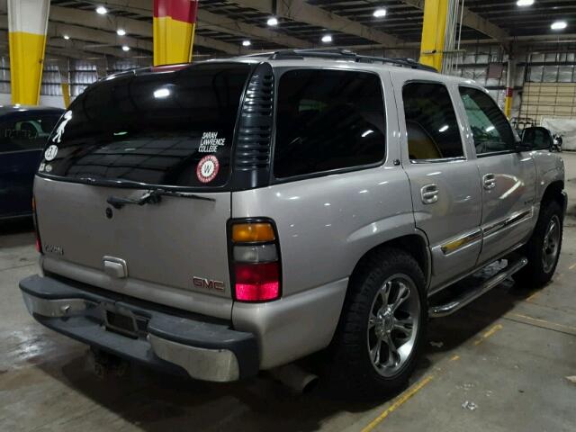 1GKEK13T65R117097 - 2005 GMC YUKON Бежевый фото 4