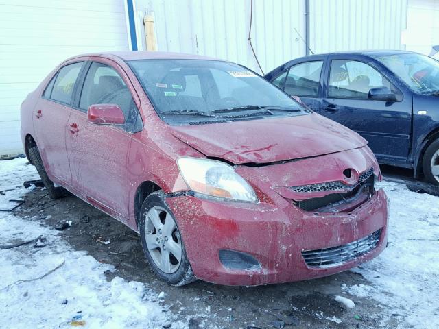 JTDBT923181261669 - 2008 TOYOTA YARIS RED photo 1