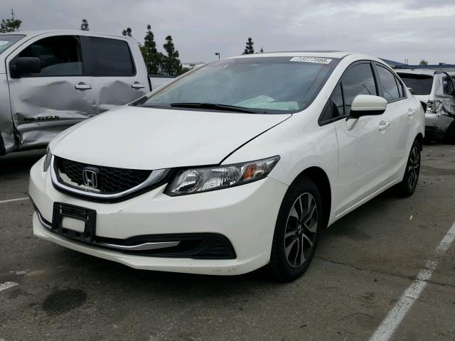 19XFB2F88EE232387 - 2014 HONDA CIVIC EX თეთრი ფოტო 2