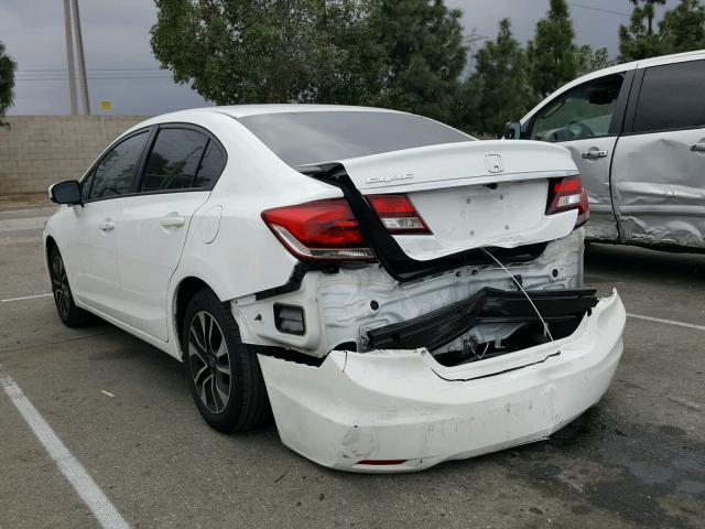 19XFB2F88EE232387 - 2014 HONDA CIVIC EX თეთრი ფოტო 3