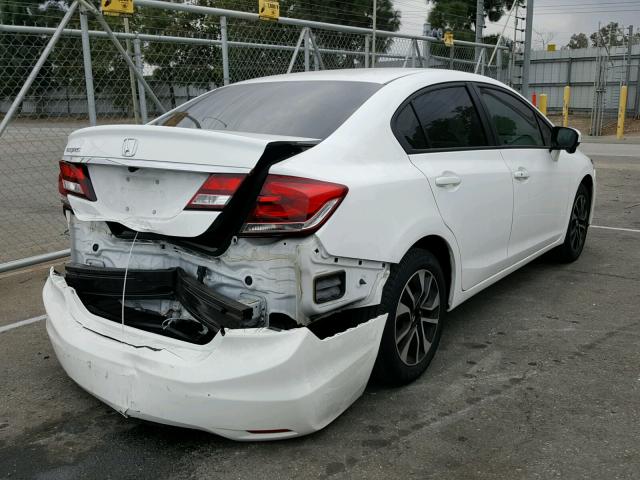 19XFB2F88EE232387 - 2014 HONDA CIVIC EX თეთრი ფოტო 4