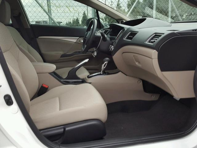 19XFB2F88EE232387 - 2014 HONDA CIVIC EX თეთრი ფოტო 5