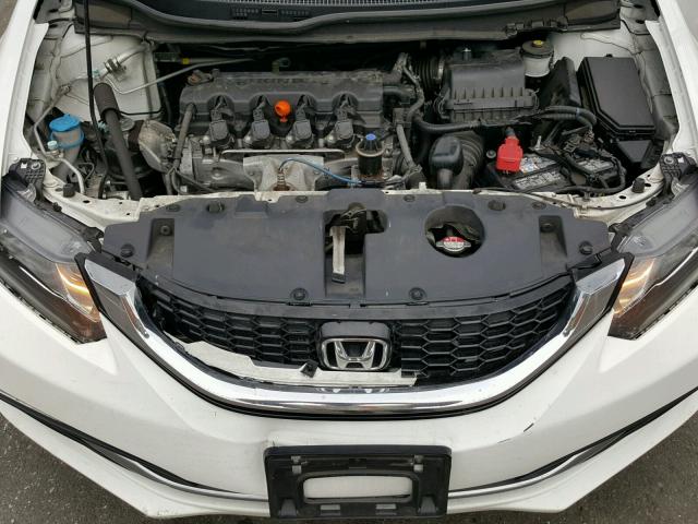 19XFB2F88EE232387 - 2014 HONDA CIVIC EX თეთრი ფოტო 7