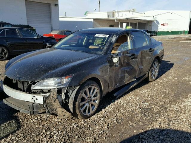 JTHCE1BL7D5016389 - 2013 LEXUS GS 350 BLACK photo 2