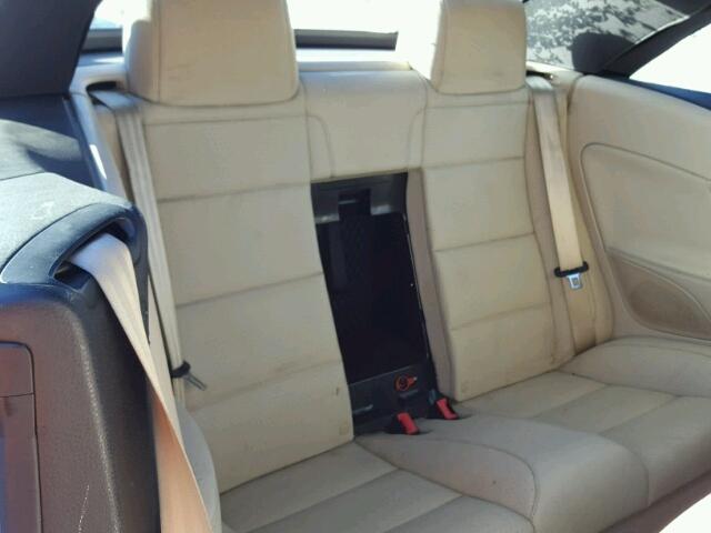 WVWAA71F98V046907 - 2008 VOLKSWAGEN EOS TURBO BLUE photo 6