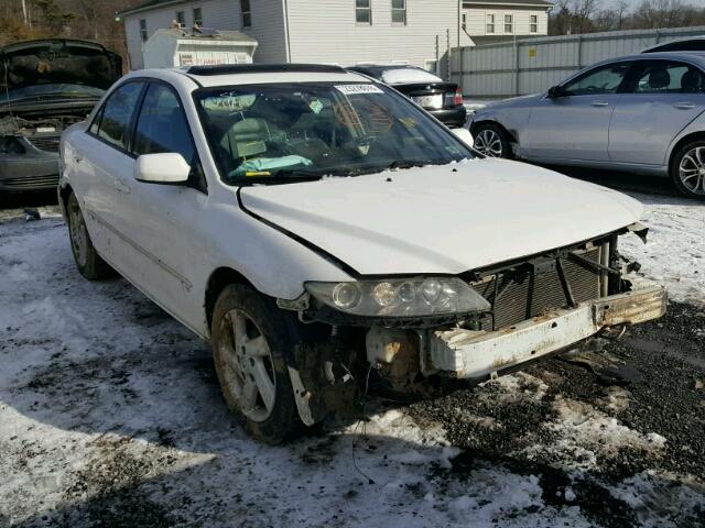 1YVFP80D435M29781 - 2003 MAZDA 6 S WHITE photo 1